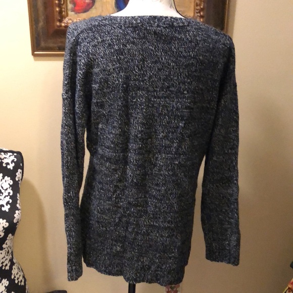 🐾Crew neck soft tweed HiLo hem scottie dog relief winter holiday sweater - Picture 5 of 10